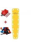 Deska ortopedyczna Iron Duck 16" kompletna z pasami i stabilizatorem głowy
