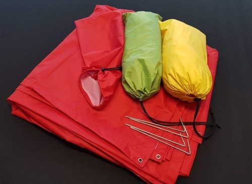 Płachty segregacji medycznej, triage - komplet