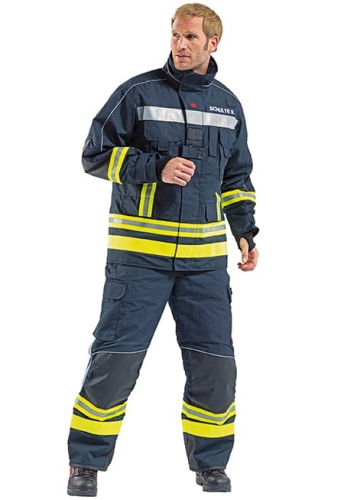 Ubranie bojowe FIRE MAX 3 - Granatowy NOMEX