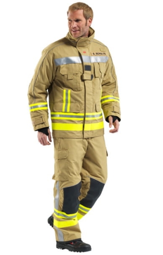 Ubranie bojowe FIRE MAX 3 - Złoty NOMEX CNBOP