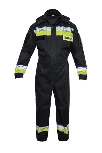 Kombinezon dla GRUP RATOWNICTWA WYSOKOŚCIOWEGO - Czarny