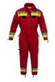 KOMBINEZON DLA GRUP POSZUKIWAWCZO RATOWNICZYCH - CZERWONY