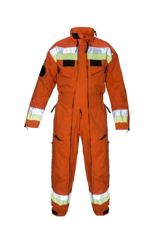 KOMBINEZON DLA GRUP POSZUKIWAWCZO RATOWNICZYCH - POMARAŃCZOWY