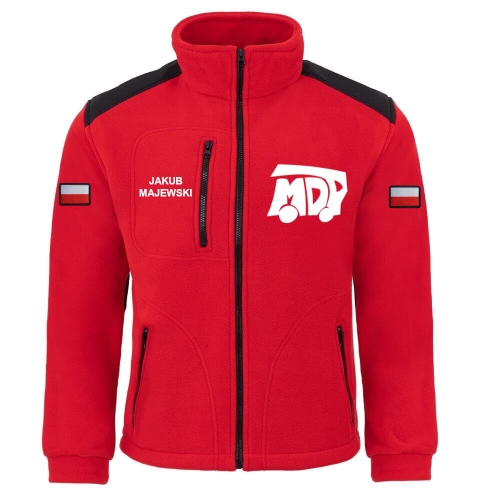 Czerwony Polar Strażacki MDP - Młodzieżowa Drużyna Pożarnicza