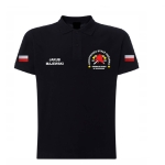 Koszulka POLO strażacka OSP-PSP Indywidualny Haft Czarna