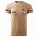 Koszulka strażacka Coyote OSP-PSP Indywidualny Haft T-shirt DUŻE ROZMIARY