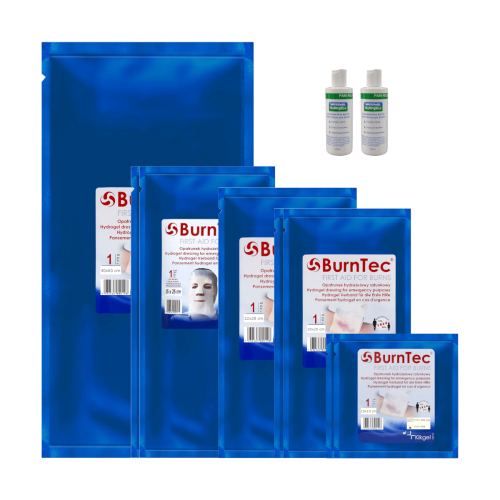Zestaw opatrunków hydrożelowych BurnTec