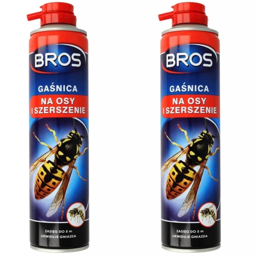 Gaśnica na osy i szerszenie 600ml + 300 ml Bros