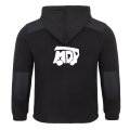 Czarny Polar Strażacki MDP - Młodzieżowa Drużyna Pożarnicza z kapturem