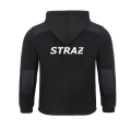 Czarny Polar Strażacki MDP - Młodzieżowa Drużyna Pożarnicza z kapturem