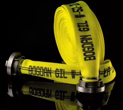 Wąż tłoczny HK-25-20ŁA PU BOGDAN GIL (hydrantowy) Kolor - FLUOFLEX