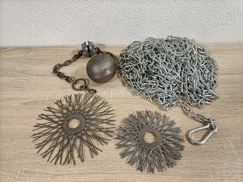 Profesjonalny zestaw kominiarski szczotka pojedyncza