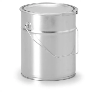Wiadro metalowe 10L z pokrywką na zestawy kominiarskie