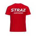Czerwona koszulka strażacka  MDP Indywidualny Haft T-shirt