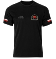 Czarna Koszulka strażacka MDP Indywidualny Haft T-shirt