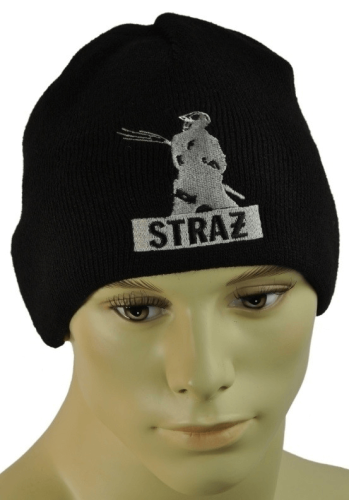 Czapka zimowa STRAŻAK z Polarem / Czapka zimowa STRAŻ z Polarem