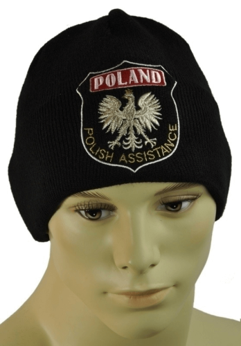 Czapka zimowa STRAŻ z Polarem POLISH ASSISTANCE