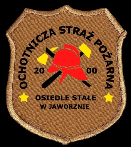 Piaskowy Emblemat naramienny, naszywka, Herb jednostki