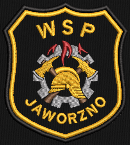 WSP Czarny Emblemat  naramienny, naszywka