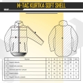 Czarna kurtka M-Tac Soft Shell