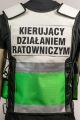 Kamizelka taktyczna KDR Kierujący działaniem ratowniczym zielona