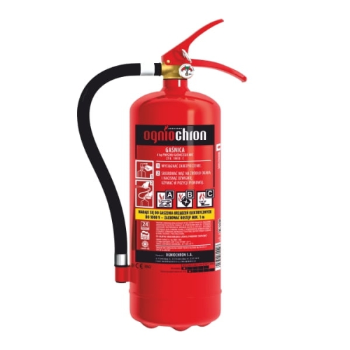 Gaśnica proszkowa z wieszakiem 4kg