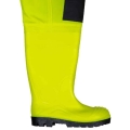 Spodniobuty MAX FLUO żółty z kaloszami bezpiecznymi S5 SBM01