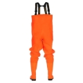 Spodniobuty MAX FLUO pomarańczowe z kaloszami bezpiecznymi S5 SBM01