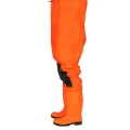 Spodniobuty MAX FLUO pomarańczowe z kaloszami bezpiecznymi S5 SBM01