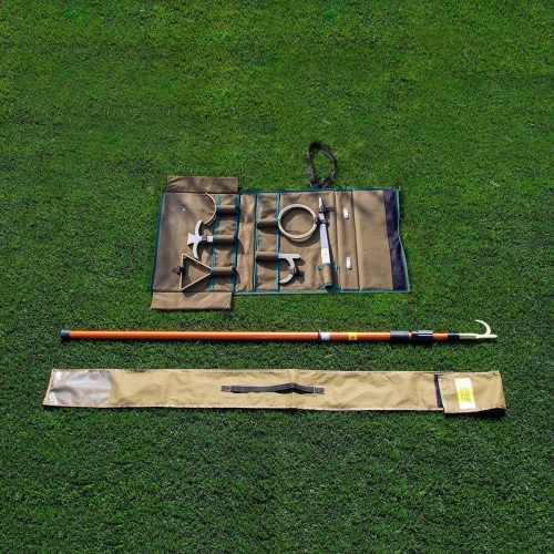 Bosak teleskopowy dielektryczny z wymiennymi końcówkami