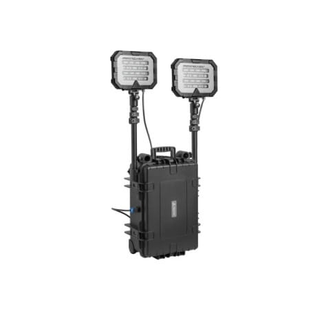 Najaśnica TWIN II 50Ah 36000 lm, ładowalna, zestaw