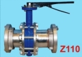 Zawór przepływowy klapowy ZW110
