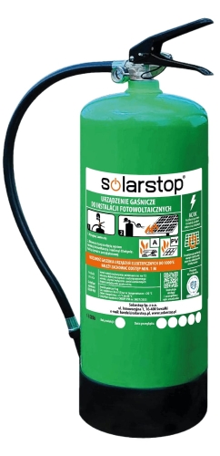 Urządzenie gaśnicze do fotowoltaiki SOLARSTOP
