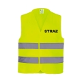 Strażacka Żółta kamizelka ostrzegawcza
