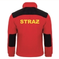 Czerwony Polar Strażacki OSP / PSP Haft / Kaptur