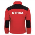 Czerwony Polar Strażacki MDP - Młodzieżowa Drużyna Pożarnicza / Kaptur