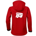 Dziecięca Czerwona MDP Kurtka Softshell Personalizacja Termotransfer DTF Membrana Kaptur