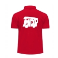 Czerwona koszulka Polo MDP z krótkim rękawem / Koszulka POLO strażacka MDP Indywidualny DTF Czerwona