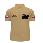 Koszulka POLO strażacka MDP Indywidualny DTF Piaskowa