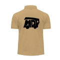 Piaskowa koszulka Polo MDP z krótkim rękawem / Koszulka POLO strażacka MDP Indywidualny DTF Piaskowa