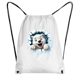 Worek sportowy Biały Niedźwiadek