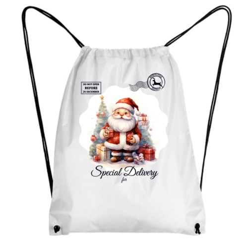 Worek sportowy Mikołaj z Choinką