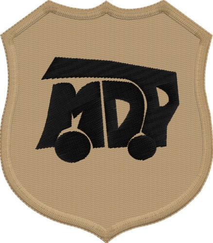 MDP Piaskowy Emblemat  naramienny naszywka