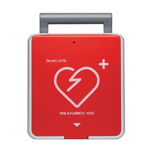 Defibrylator AED Reanibex 100, wersja półautomatyczna