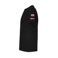 Czarna Koszulka z długim rękawem strażacka OSP-PSP Indywidualny Haft T-shirt
