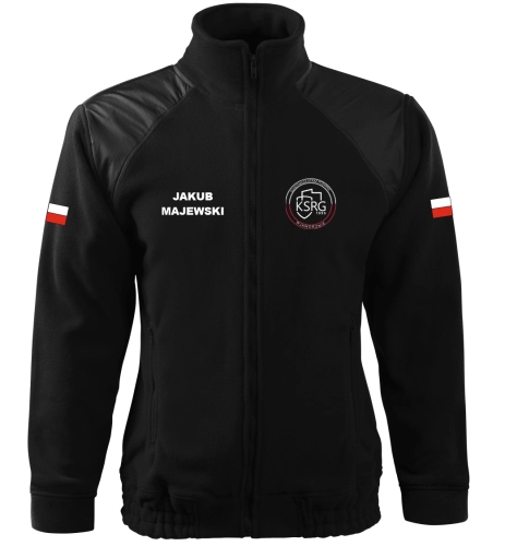 Czarny Polar OSP/PSP Haftowany Ściągacz
