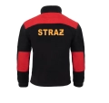 Czarno Czerwony Polar Strażacki OSP / PSP Haft