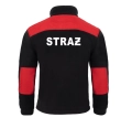 Czarno Czerwony Polar Strażacki OSP / PSP Haft