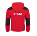 Czerwony Polar Strażacki OSP / PSP Haft z kapturem